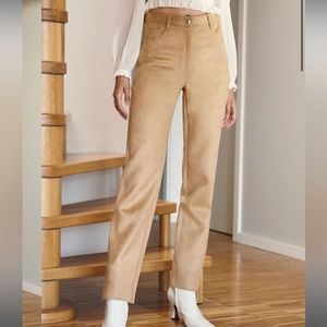 Aritzia / Wilfred Black Melina Suede Pants